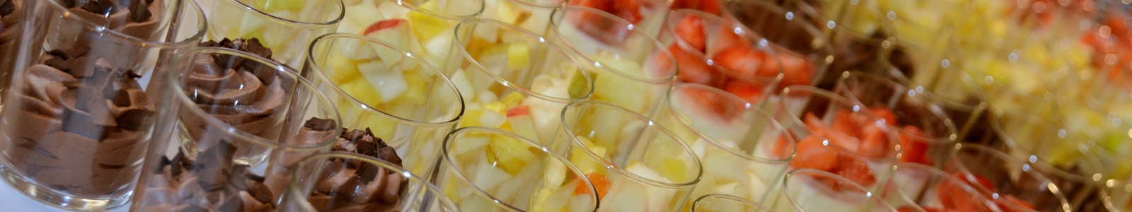 Dessertbüffet in der Teamwelt Schwarzwald, Speisekarte für Events