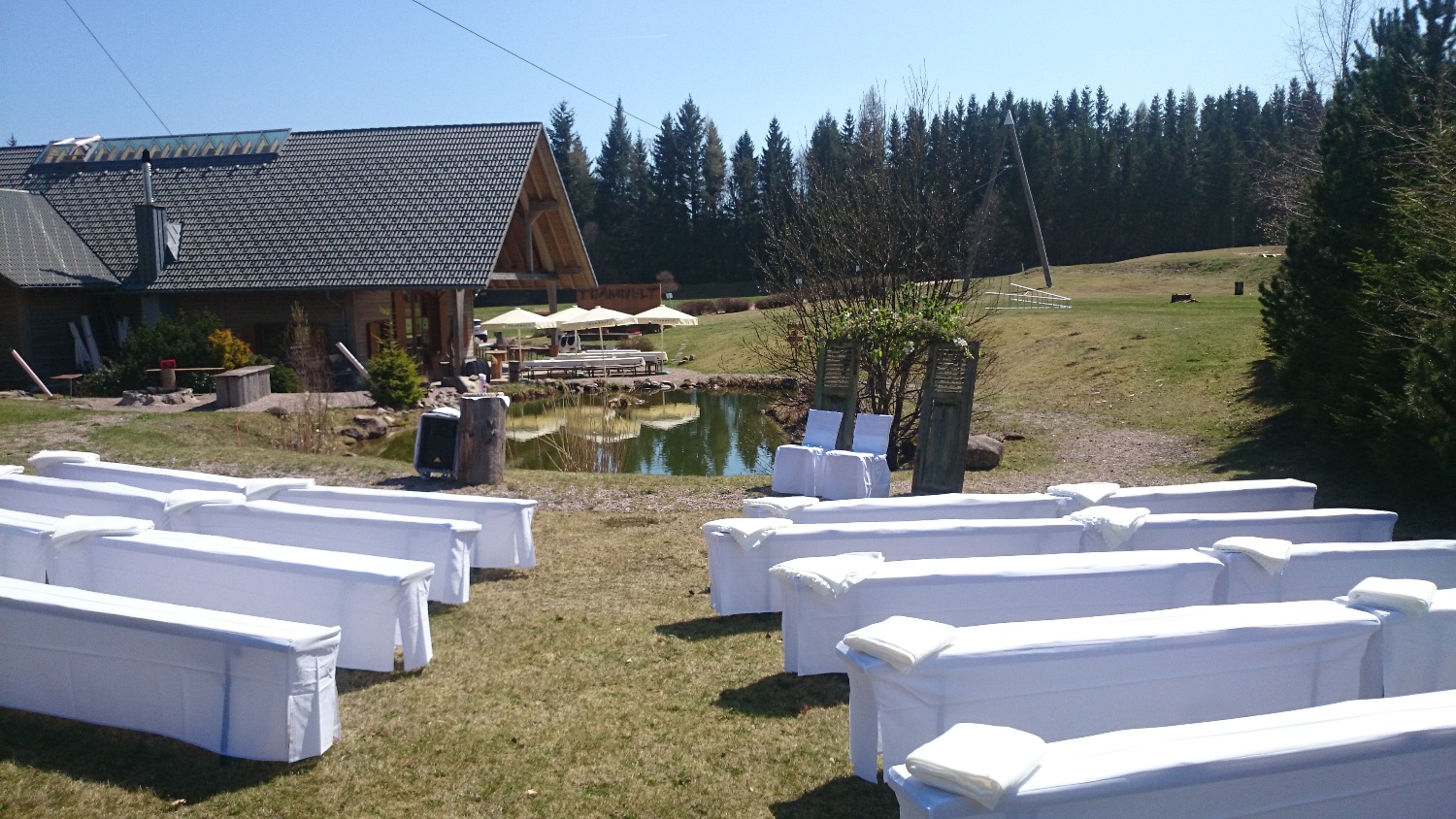 1. Hochzeit mit Trauzeremonie 2017